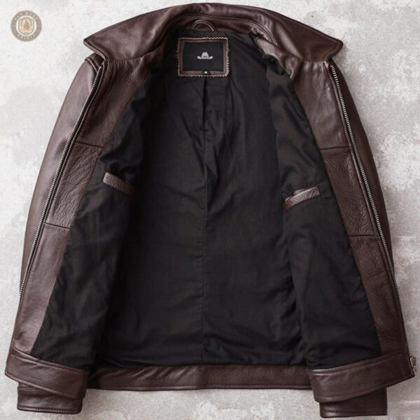 Veste western en cuir pour hommes, élégante et robuste