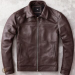 Veste en cuir pour homme, idéale pour un style décontracté