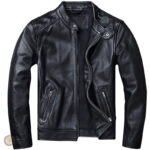 Veste homme en cuir, look cowboy authentique