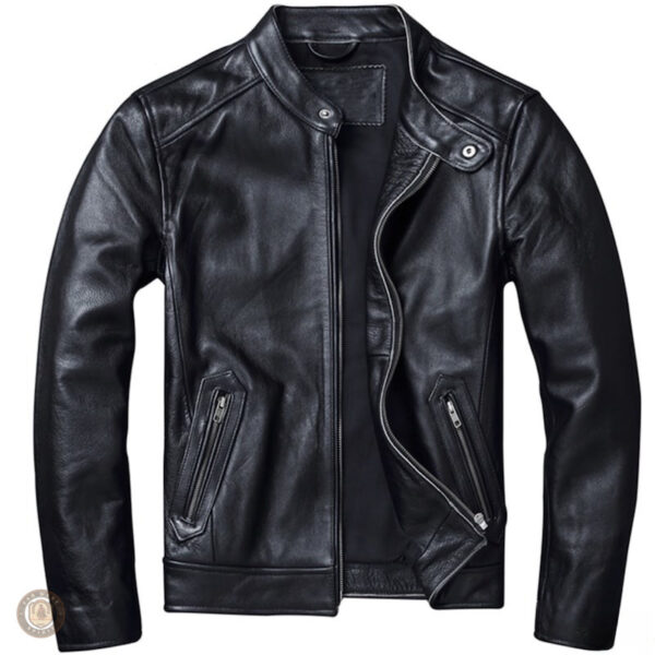 Veste homme en cuir, look cowboy authentique