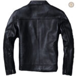 Veste en cuir pour homme, tendance cowboy moderne