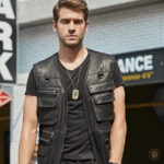 Veste homme en cuir, style western