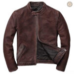 Veste western en cuir, idéale pour un style cowboy