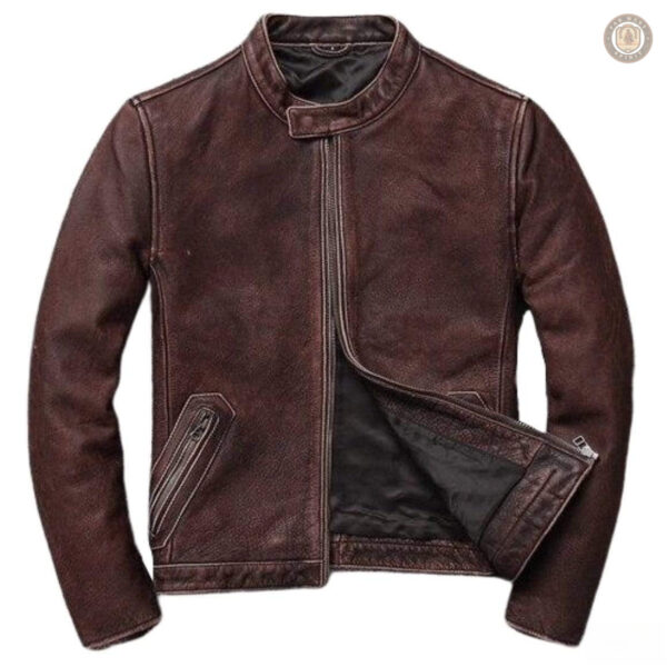 Veste western en cuir, idéale pour un style cowboy
