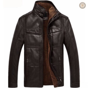 Manteau en cuir, parfait pour un style cowboy robuste