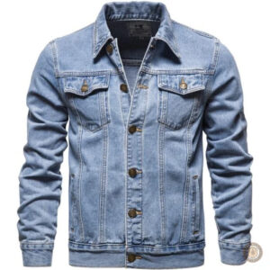 Veste en jean homme avec style western