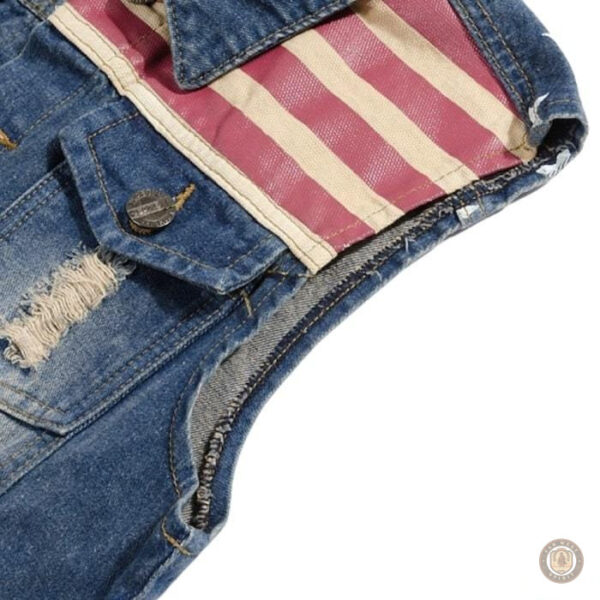 Veste casual homme, design unique avec drapeau USA