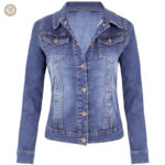 Veste en jean femme style western