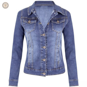 Veste en jean femme style western