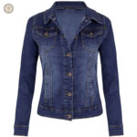 Veste en jean décontractée pour femmes amante du western