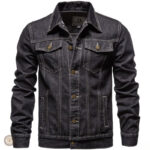 Veste en jean à la coupe classique