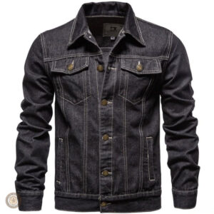 Veste en jean à la coupe classique