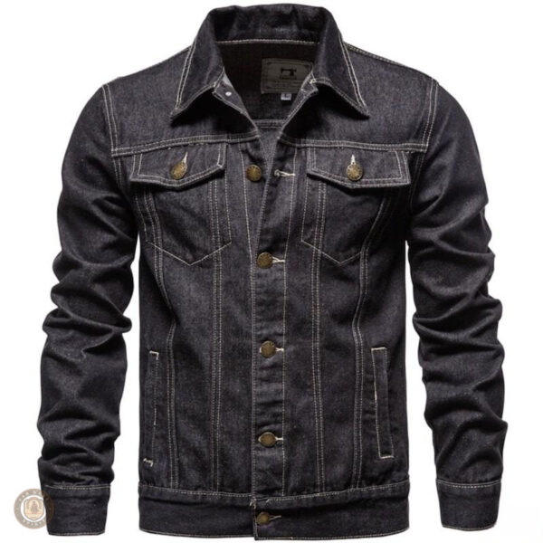Veste en jean à la coupe classique
