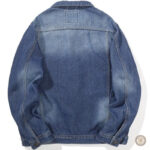Veste homme denim avec style western, coupe moderne et confortable