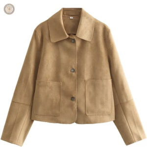 Veste femme style cowboy en denim avec broderies western