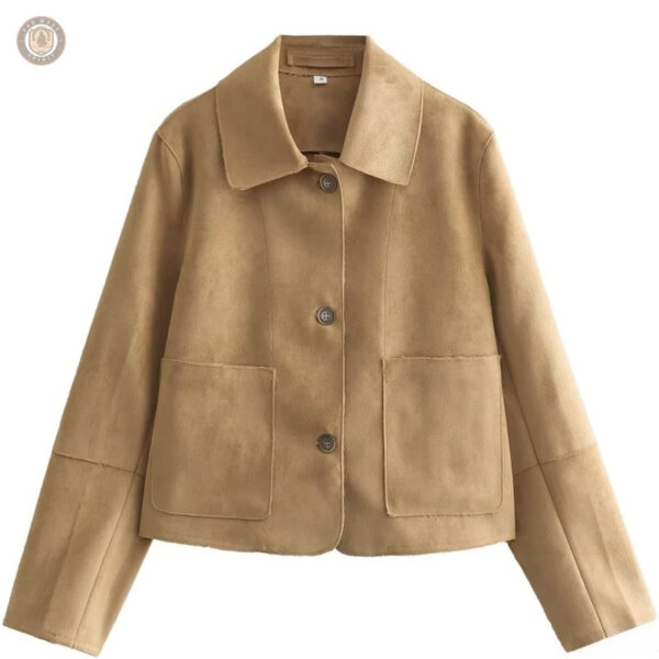 Veste femme style cowboy en denim avec broderies western