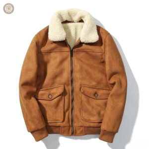 Veste en denim pour homme, look cowboy d'hiver