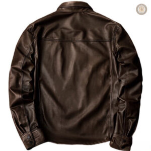 Veste cowboy marron pour homme, parfaite pour le style western