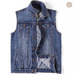 Veste western pour homme en denim
