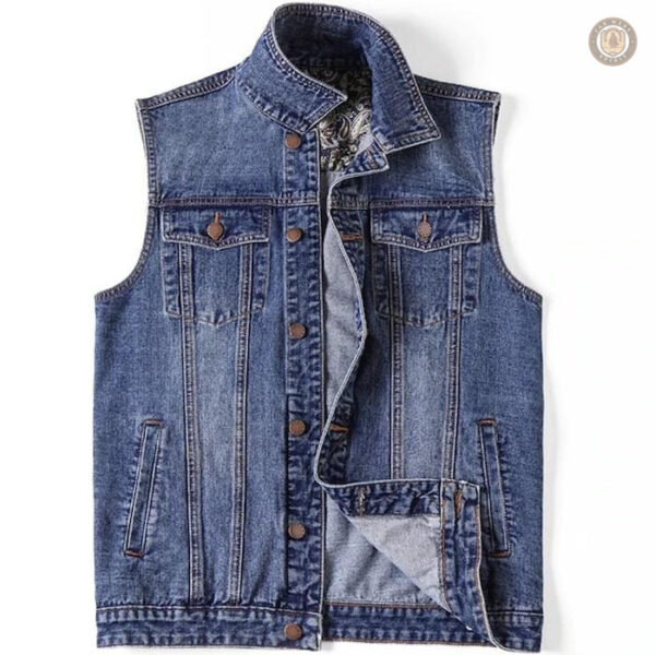 Veste western pour homme en denim