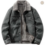 Veste casual en jean pour hommes, style western