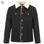 Veste jean homme, teinte beige, style western