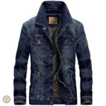 Veste homme en denim, look western intemporel