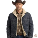 Veste en jeans homme style cowboy pour un look western