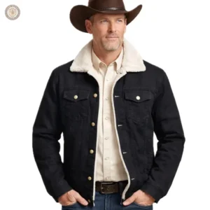 Veste polaire western homme, style décontracté