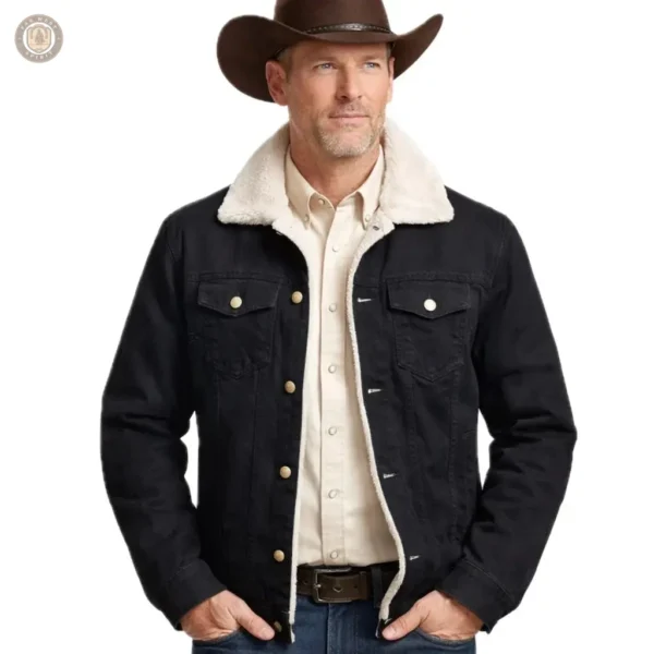 Veste polaire western homme, style décontracté