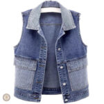 Veste sans manche femme style country