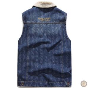 Veste homme, look western sans manches