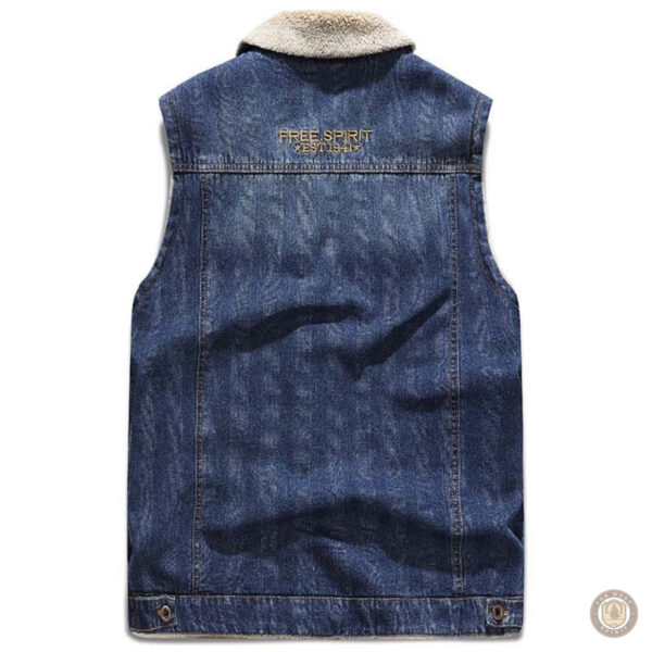 Veste homme, look western sans manches