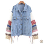 Veste en denim femme, inspiration western moderne