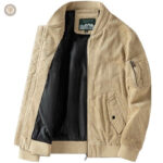 Veste en style western, couleur sable pour homme moderne