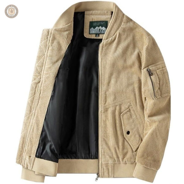 Veste en style western, couleur sable pour homme moderne