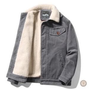 Veste homme en velours côtelé, look inspiré du western