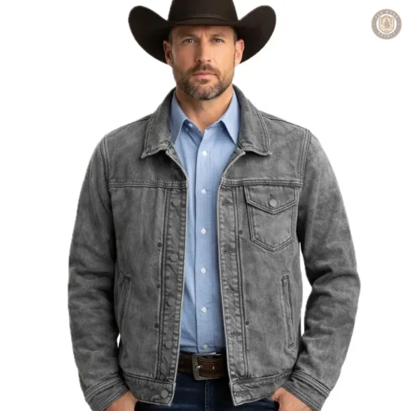Veste de travail style cowboy pour homme, idéale pour le plein air