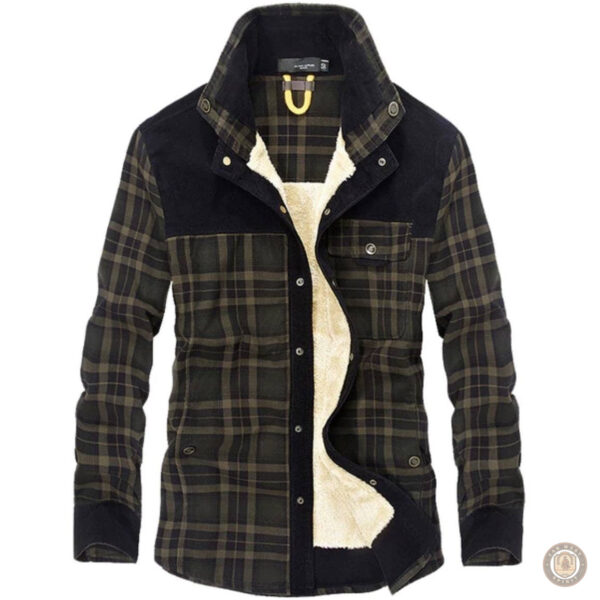 Veste homme à motifs carreaux western