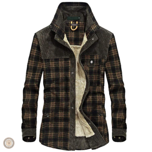 Veste à carreaux pour un look western masculin