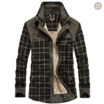 Veste western homme avec motif à carreaux