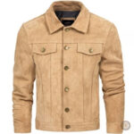 Veste homme en cuir style western pour un look authentique