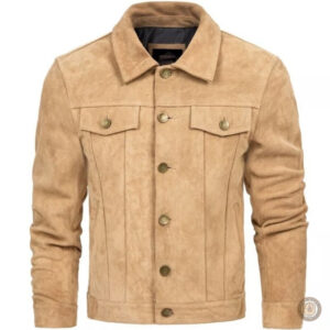 Veste homme en cuir style western pour un look authentique