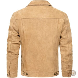 Veste en cuir pour hommes, inspiration western classique