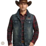 Veste Western Homme Été élégante et décontractée