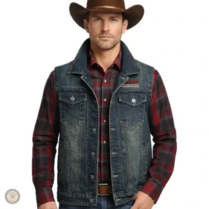 Veste Western Homme Été élégante et décontractée