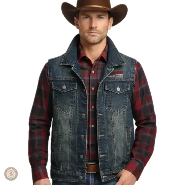 Veste Western Homme Été élégante et décontractée