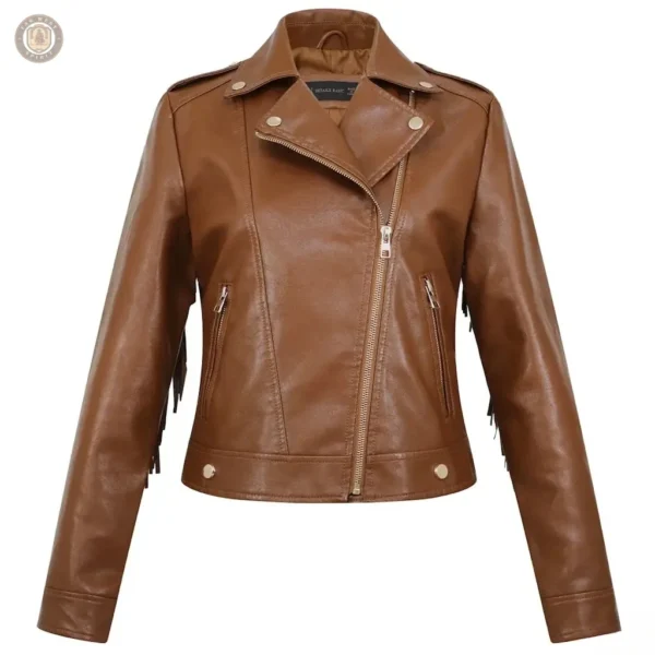 Veste avec franges pour un look western féminin