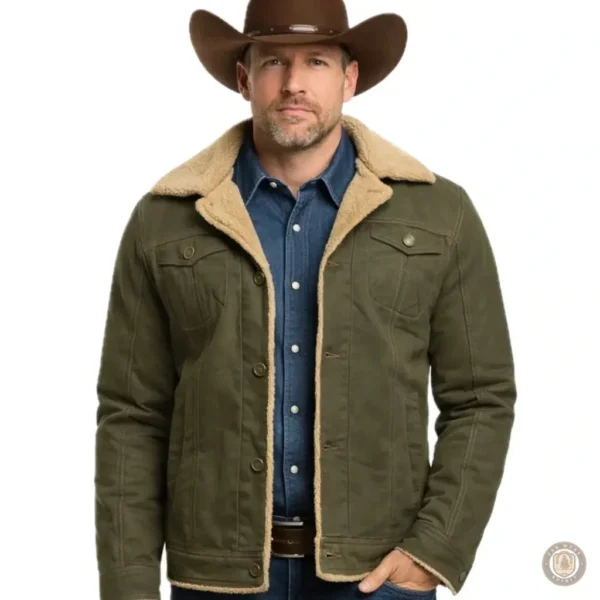 Veste Western Molleton pour homme
