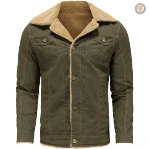Veste en molleton style western pour homme